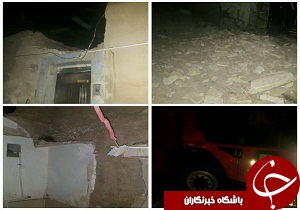 گرفتار شدن کودک 10 ساله زیر آوار دهلیز در دزفول