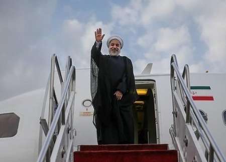 رئیس جمهوری مشهد را به مقصد تهران ترک کرد