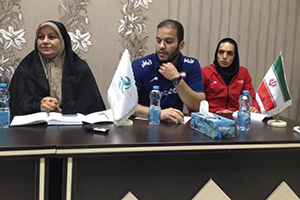 نشست خبری والیبال بانوان برگزار شد