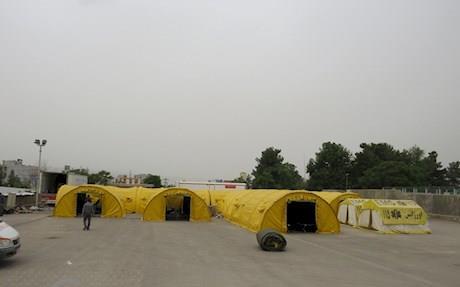 راه اندازی بیمارستان صحرایی دریاسوج