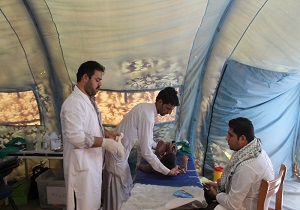 ویزیت رایگان بیش از ۱۵ هزار نفر در بیمارستان صحرایی چابهار