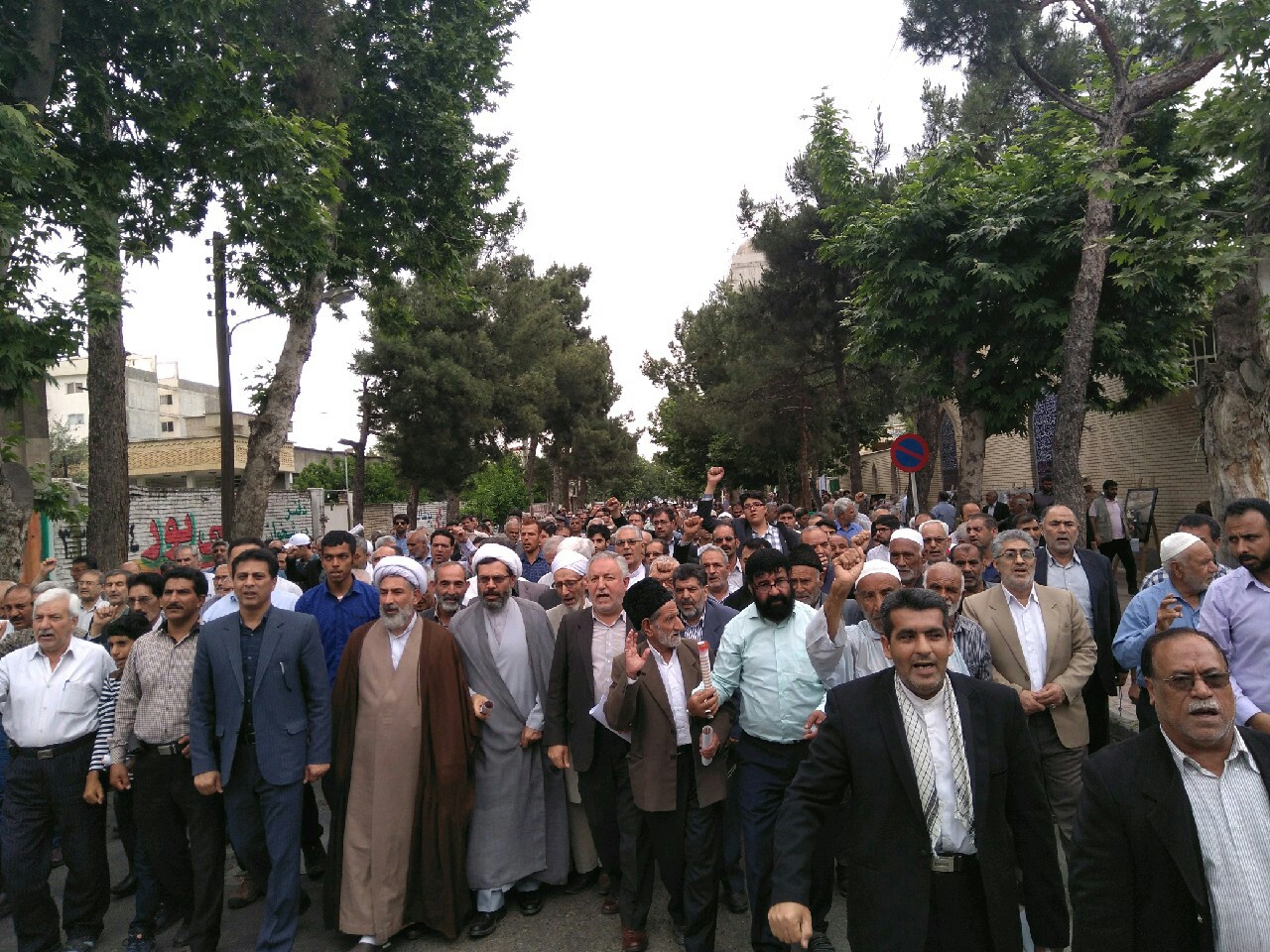 تصاویری از خروش مردم ایران علیه عهدشکنی آمریکا