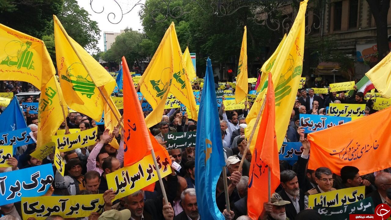 تصاویری از خروش مردم ایران علیه عهدشکنی آمریکا