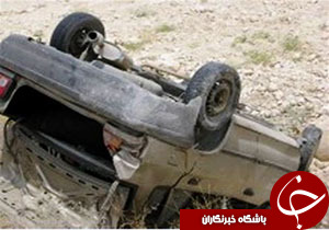 مصدومیت ۴ نفربراثر سقوط یک دستگاه خودروی سواری پراید به دره در پلدختر
