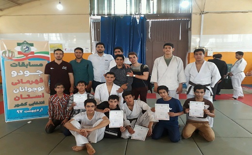 کسب مقام اول تیمی قم در مسابقات انتخابی جودو کشور