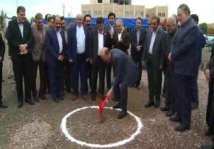 آغاز کار ساخت ساختمان ستادی شرکت سهامی بیمه ایران استان قزوین