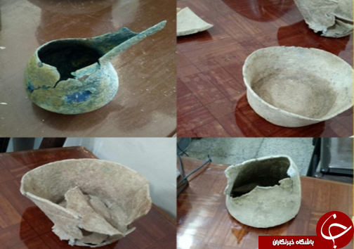 کشف اشیای تاریخی دوره هخامنشی در مرودشت + عکس