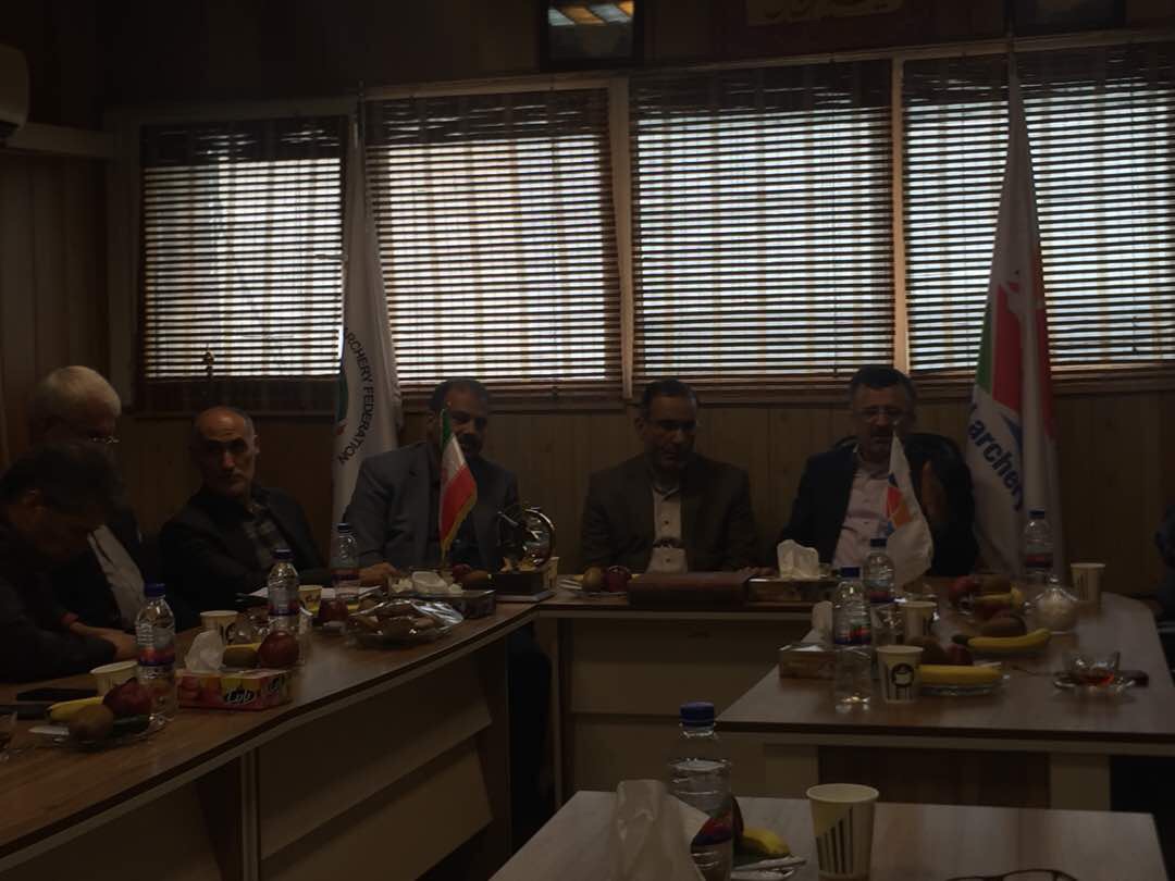 مراسم تودیع و معارفه رئیس جدید فدراسیون تیراندازی با کمان برگزار شد