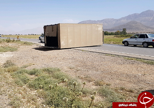 تصادف در بزرگ راه شیراز فسا حدفاصل روستای سیف آباد سروستان