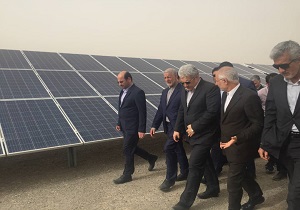 بهره برداری از اولین نیروگاه ۱۰ مگاواتی خورشیدی در زاهدان