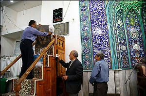 غبار روبی ۶۰ مسجددر زرندیه