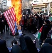 تجمع ضد امريکايي دانشجویان مشهدمقابل دفتر نمایندگی وزارت خارجه
