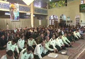 برگزاری مراسم هفتم شهید مدافع حرم حسین محمدی