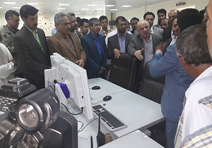 افتتاح سامانه مدیا نیروگاه سیکل ترکیبی ایرانشهر