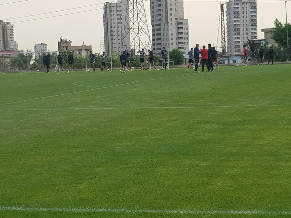 تمرین تیم ملی فوتبال برگزار شد تمرین تیم ملی فوتبال برگزار شد