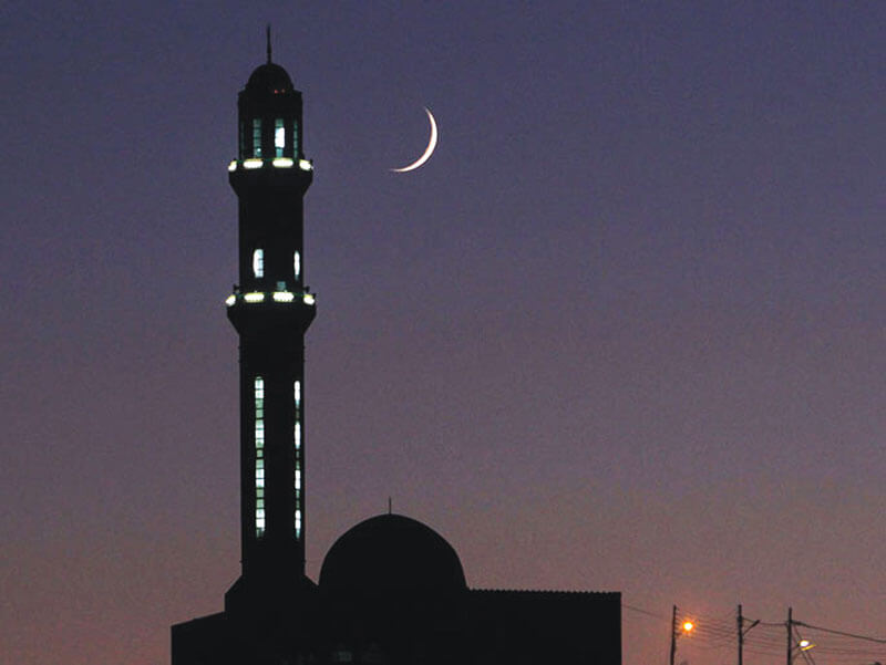 تماشاى هلال زیباى ماه رمضان را امشب از دست ندهید