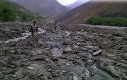 نجات کوه پیمایان گرفتار در سیل نیشابور