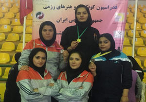 کسب مقام دوم مسابقات قهرمانی کونگ فو بانوان کشور
