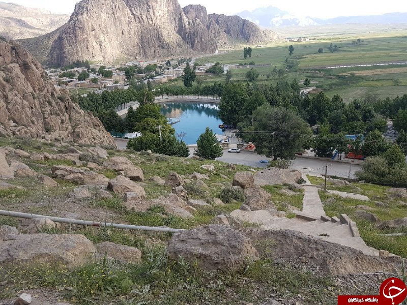 مناظری زیبا و جذاب چشمه برم در لردگان + تصاویر
