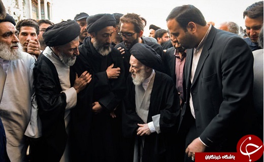 مراسم تشییع و تدفین پیکر حجت&zwnj;الاسلام سیدمهدی طباطبایی در قم+تصاویر