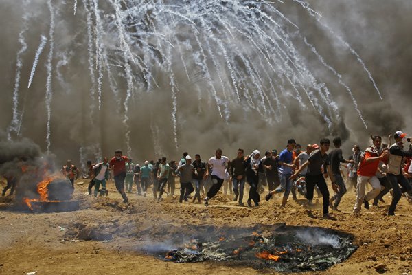 برگزاری تظاهرات ضدصهیونیستیِ فلسطینیان در شهر اشغالی &laquo;حیفا&raquo;