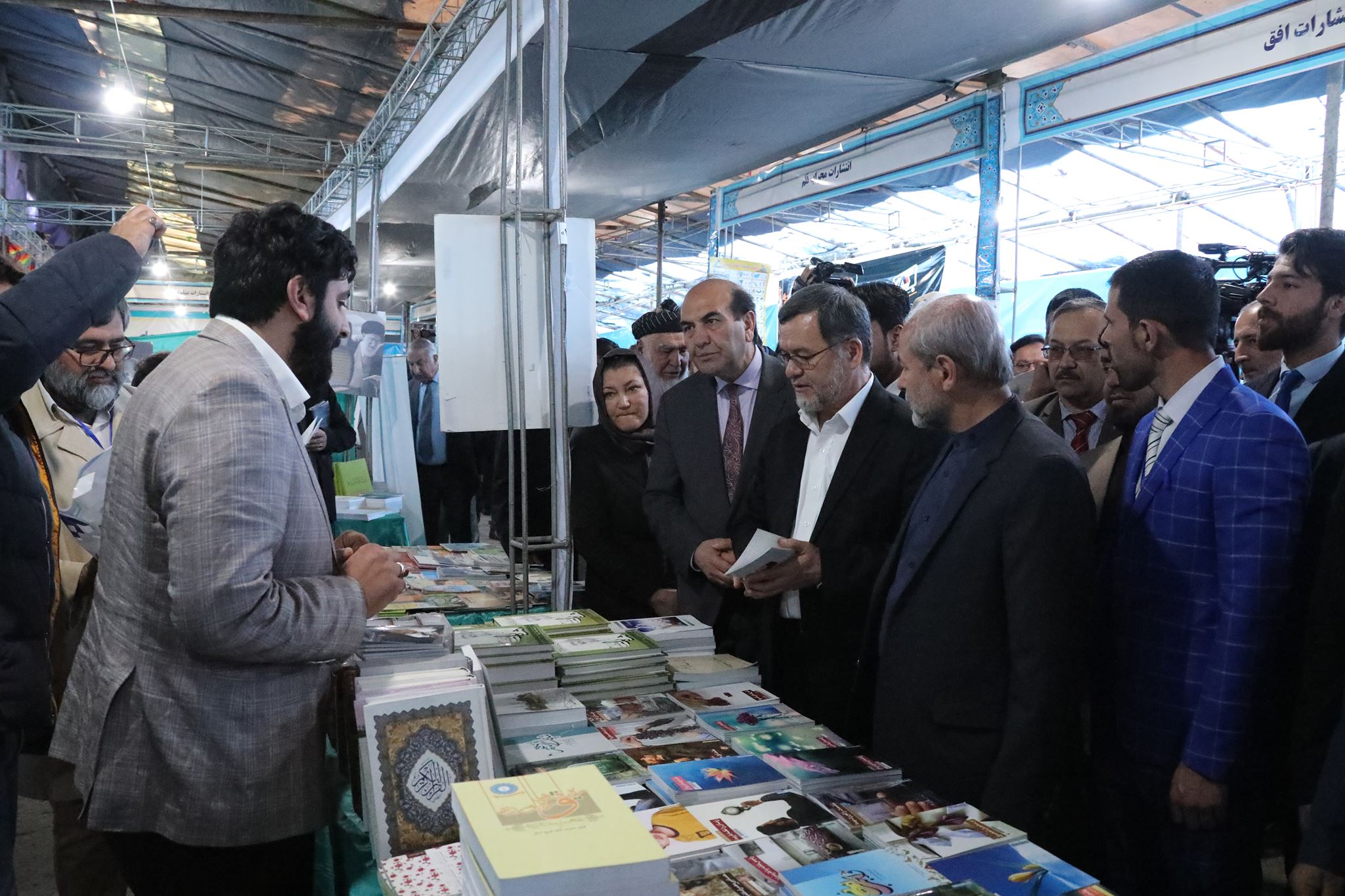 گزارش تصویری از افتتاح نمایشگاه کتاب جمهوری اسلامی ایران در کابل