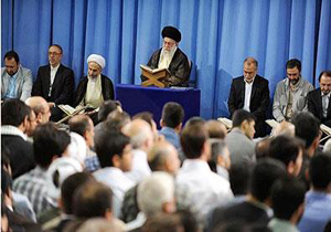 دیدار فعالان قرآنی خراسان‌شمالی با رهبر انقلاب