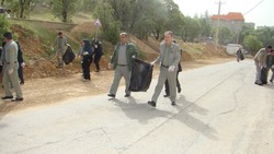مسیر پارک جنگلی یاسوج پاک سازی شد