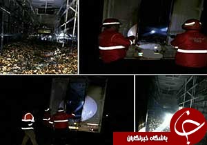 حریق یک دستگاه کامیون در آزادراه خرم زال+عکس