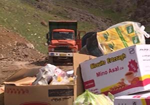 معدوم سازی موادغذایی فاسد در مهاباد
