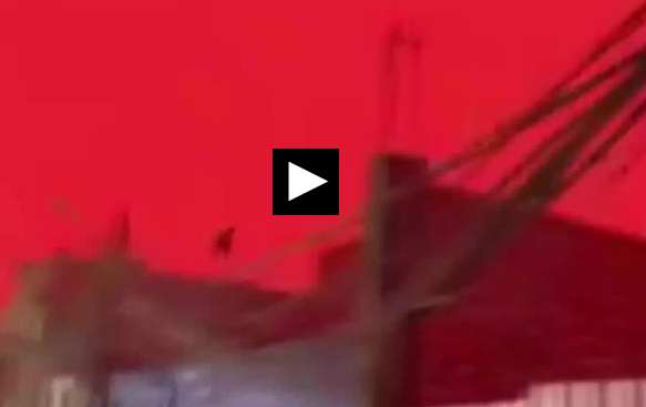 ویدئویی از یک پدیده عجیب و غریب در عراق!