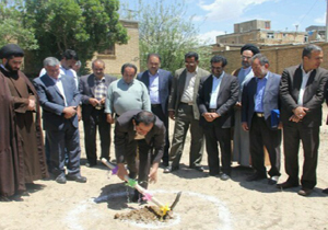 کلنگ زنی دو طرح بهداشتی در بن