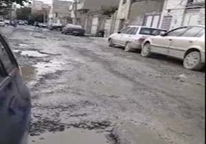 فیلمی از وضعیت نامناسب خیابان‌ها در شهرقدس