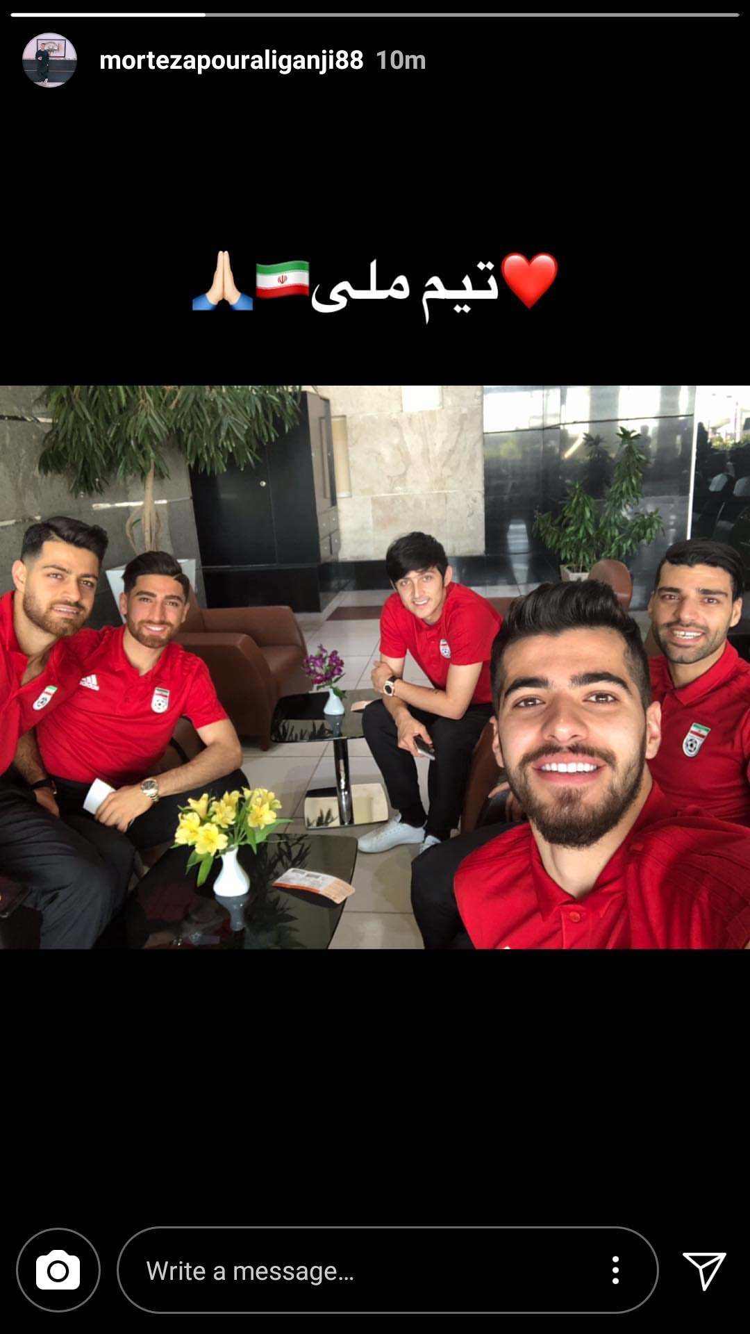 صفحه اینستاگرامی عزت الهی هک شد