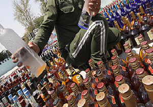 کشف محموله مشروبات الکلی قاچاق در اشنویه