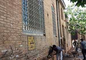 مرمت مسجد و آب انبار حاج ابراهیم در قزوین
