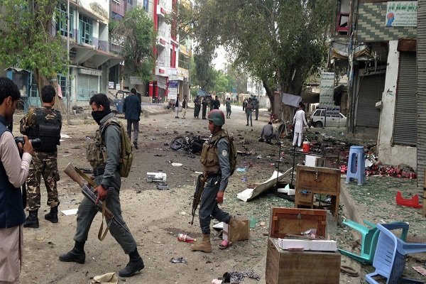 وقوع 2 انفجار در یک مرکز انتخاباتی ولایت ننگرهار