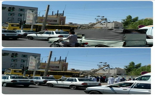 بی احتیاطی در رانندگی حادثه آفرید + عکس
