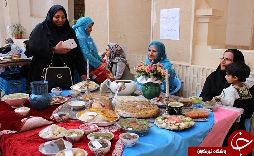 برگزاری جشنواره غذاهای محلی بخش بهمن ابرکوه +تصویر