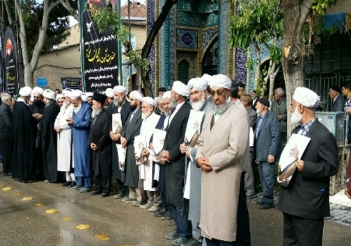 آغاز مراسم تشییع آیت الله مهمان نواز در خراسان شمالی + تصاویر