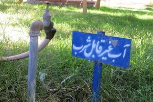 تغذیه ۹۰ درصد فضای سبز شهری زنجان از آب غیر شرب