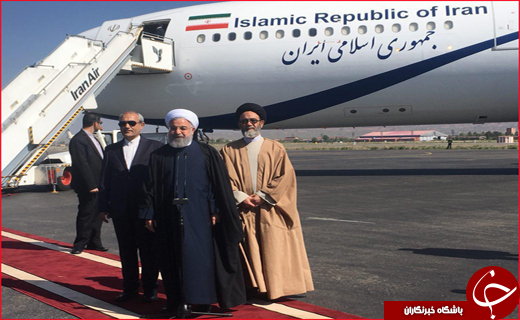 روحانی وارد تبریز شد