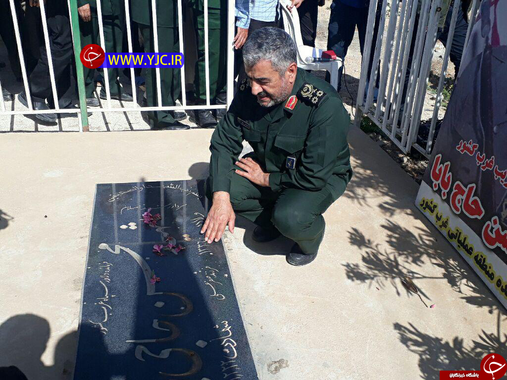 بازدید سردار جعفری از روستای زلزله&zwnj;زده 