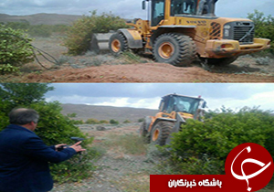 خروج بیش ۵۶ هزار متر مربع منطقه میانجگل فسا از دست متصرفان