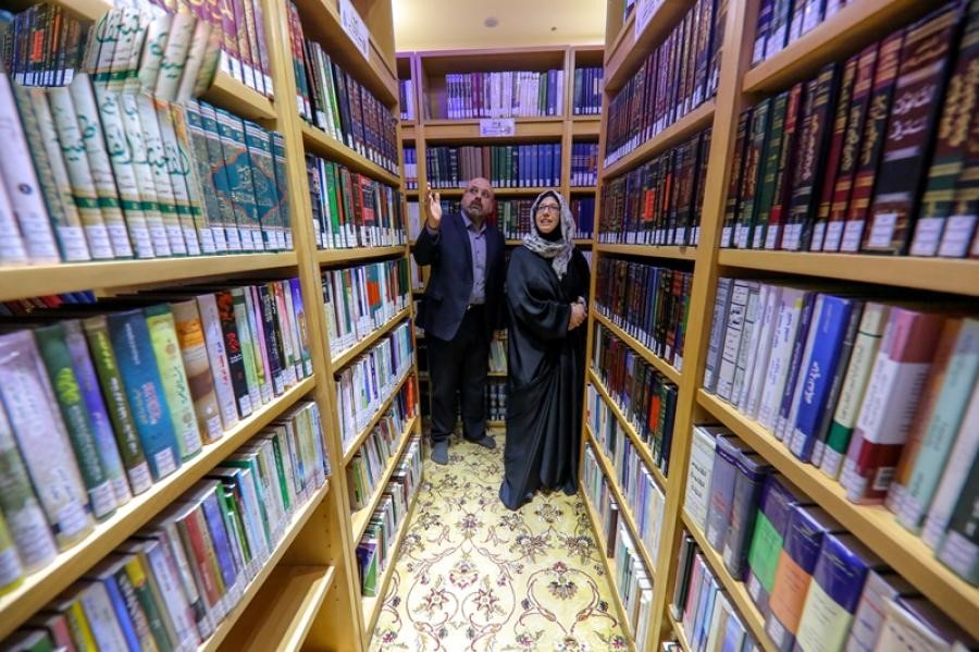 مشرف&zwnj;شدن مسلمان آمریکایی به حرم مطهر حضرت امیر المؤمنین(ع)+تصاویر