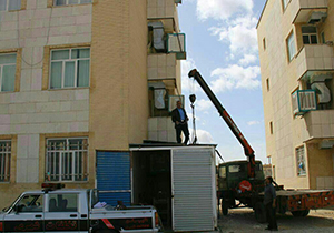 تخریب ۴ پارکینگ غیراصولی در آباده