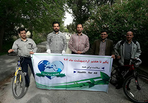 همایش دوچرخه سواری و کوهنوردی در دشت ملوسان