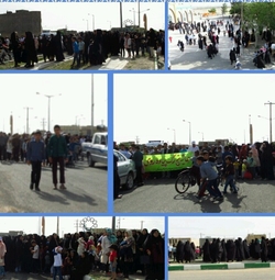 برگزاری همایش پیاده روی خانوادگی هفته سلامت در بردسکن