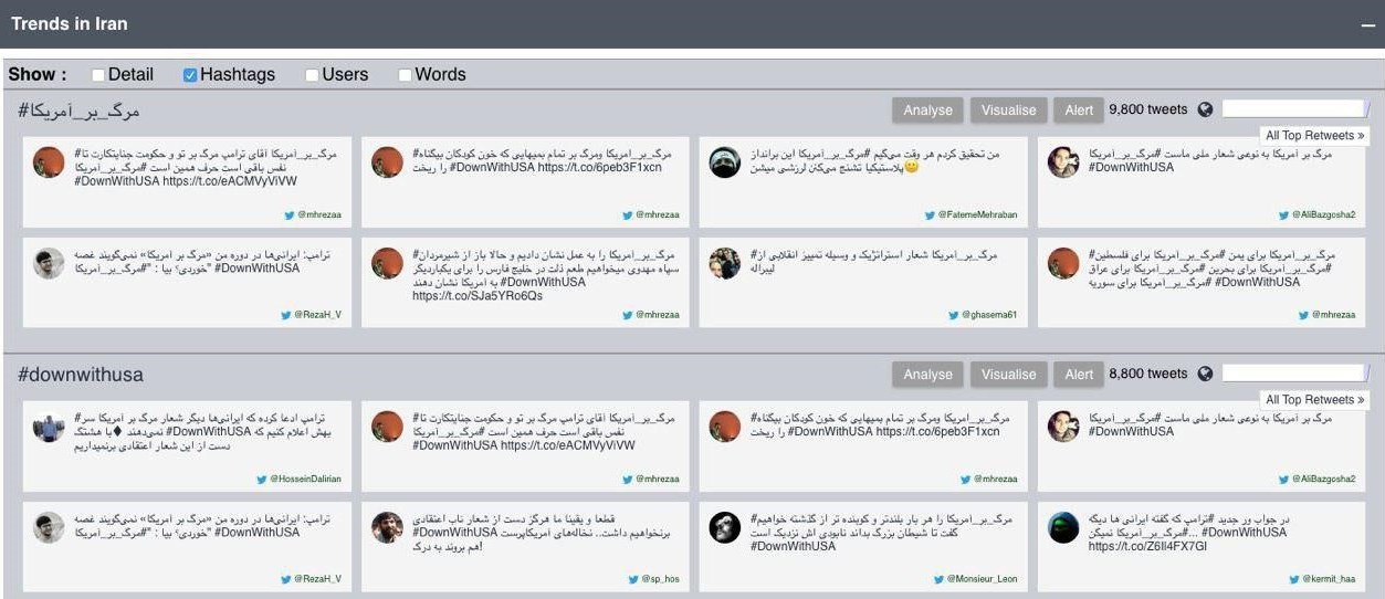 پاسخ ایرانی&zwnj;ها به رئیس&zwnj;جمهور آمریکا؛ ترامپ توییتش را پاک کرد