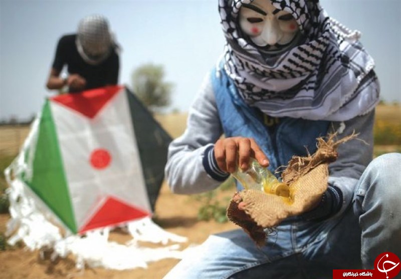 بادبادک&zwnj;های آتشین؛ جدیدترین سلاح جوانان فلسطینی/ ارزان برای فلسطینیان و پرهزینه برای صهیونیست&zwnj;ها+تصاویر